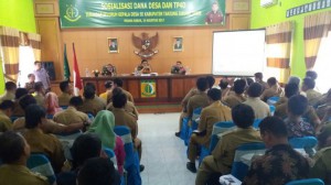 Sosialisasi Dana Desa dan TP4D, Kajari Kumpulkan Kades se Tanjabtim